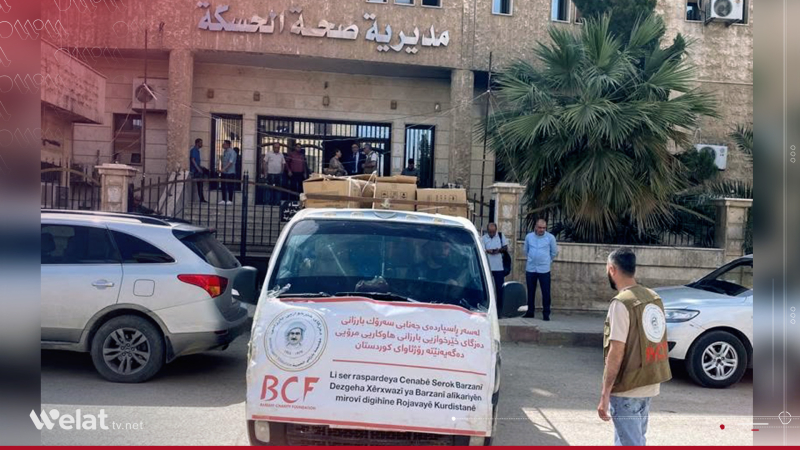 Barzani Charity Foundation Supports the Health Sector in Hasaka, Qamishlo, and Derik with Medicines and Medical Supplies
