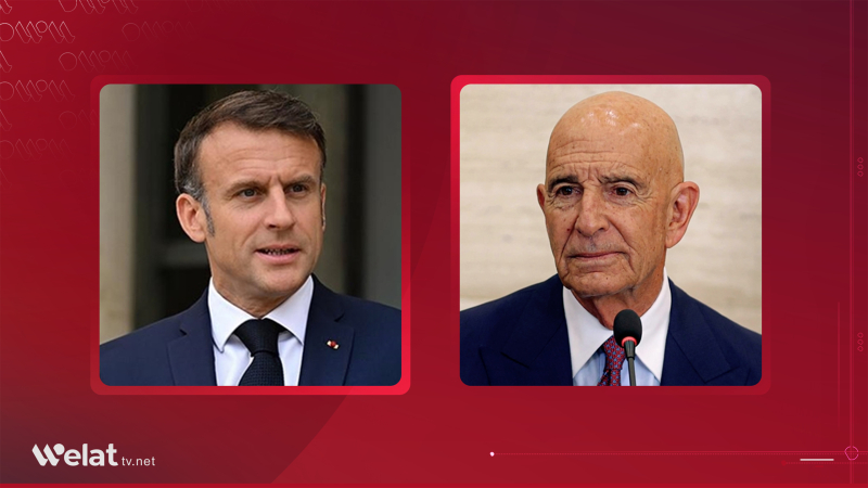 Macron û Barrack tekeziyê li ser piştgiriya Sûriyê, Iraq û Libnanê dikin